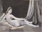 Jean Auguste Dominique Ingres Odalisque in Grisaille oil painting